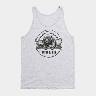 The Honey Badger Rules Tank Top